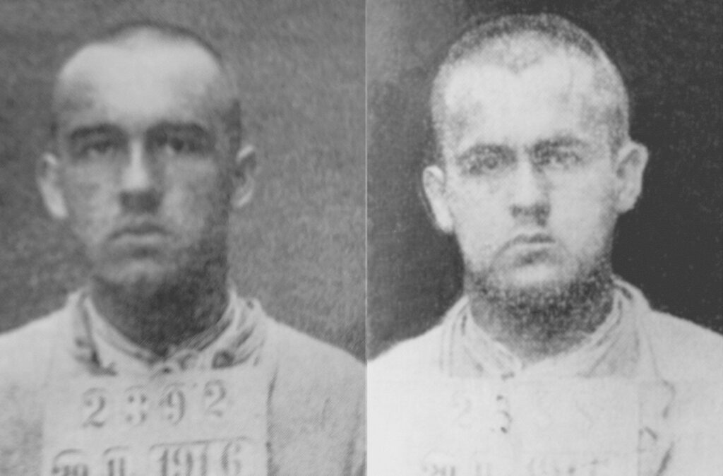Сретен и Младен Стојановић, Зеница 1916. године.